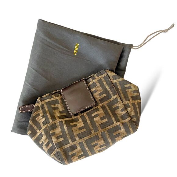 FENDI Zucca Print Pouch / Makeup Case - Picture 7 of 12